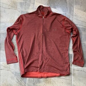 Patagonia Men's Red Quarter-Zip Pullover